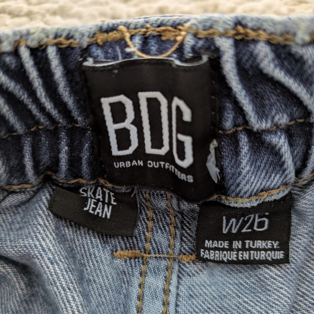 BDG Urban Outfitters Blue Skate Jeans Waist 26 - Picture 7 of 7